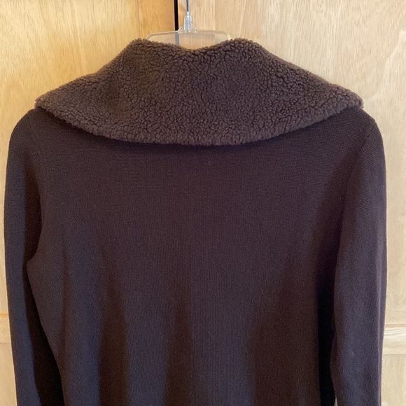 Ralph Lauren Active Women's Brown & Cream Fair Isle Zip Up Cardigan Sweater SZ-S - Picture 7 of 9